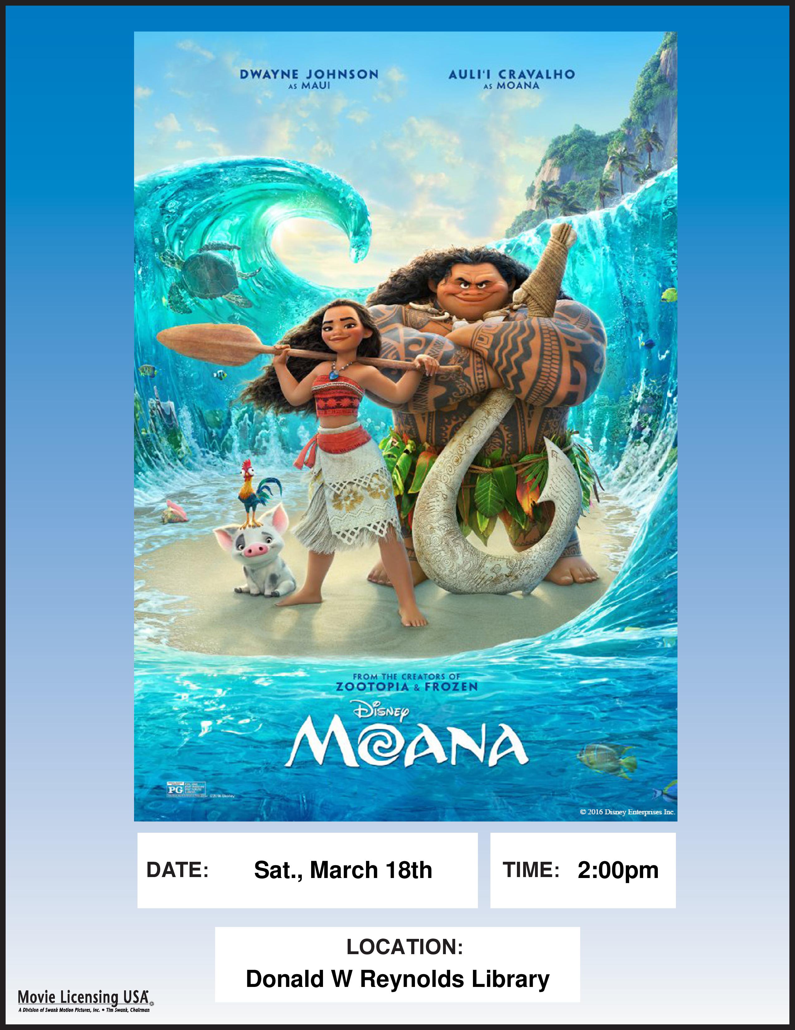 Moana movie poster