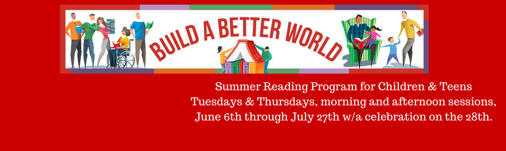 banner for summer reading program 2017