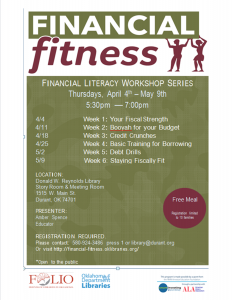 poster for financial fitness course