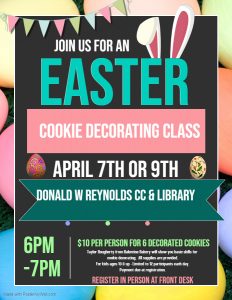 Join us for an Easter Cookie Decorating Class